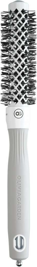 Olivia Garden Expert Blowout Shine Rundbürste Weiß & Grau