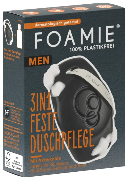 Foamie 3in1 Feste Duschpflege für Männer