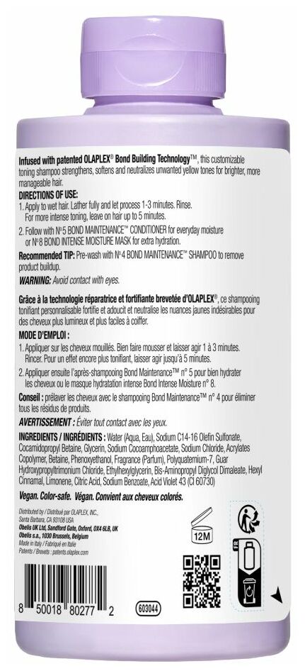 Olaplex No. 4P Blonde Enhancer Toning Shampoo