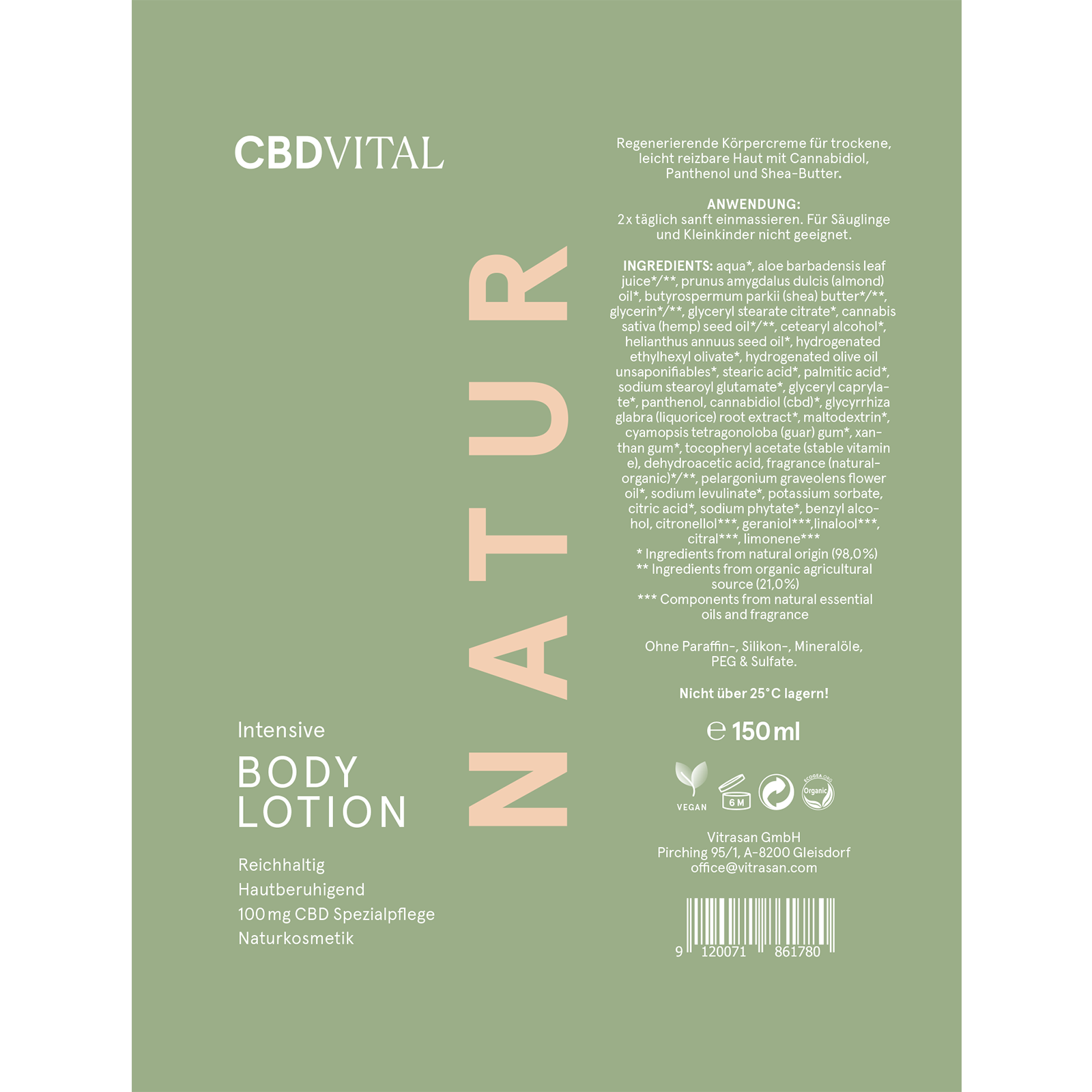 CBD VITAL Intensive Bodylotion