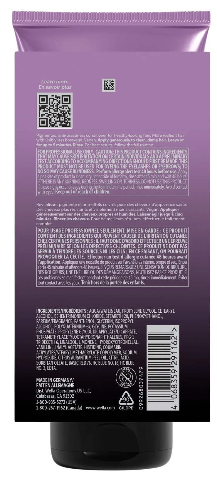 Wella Ultimate Color Blonde Conditioner