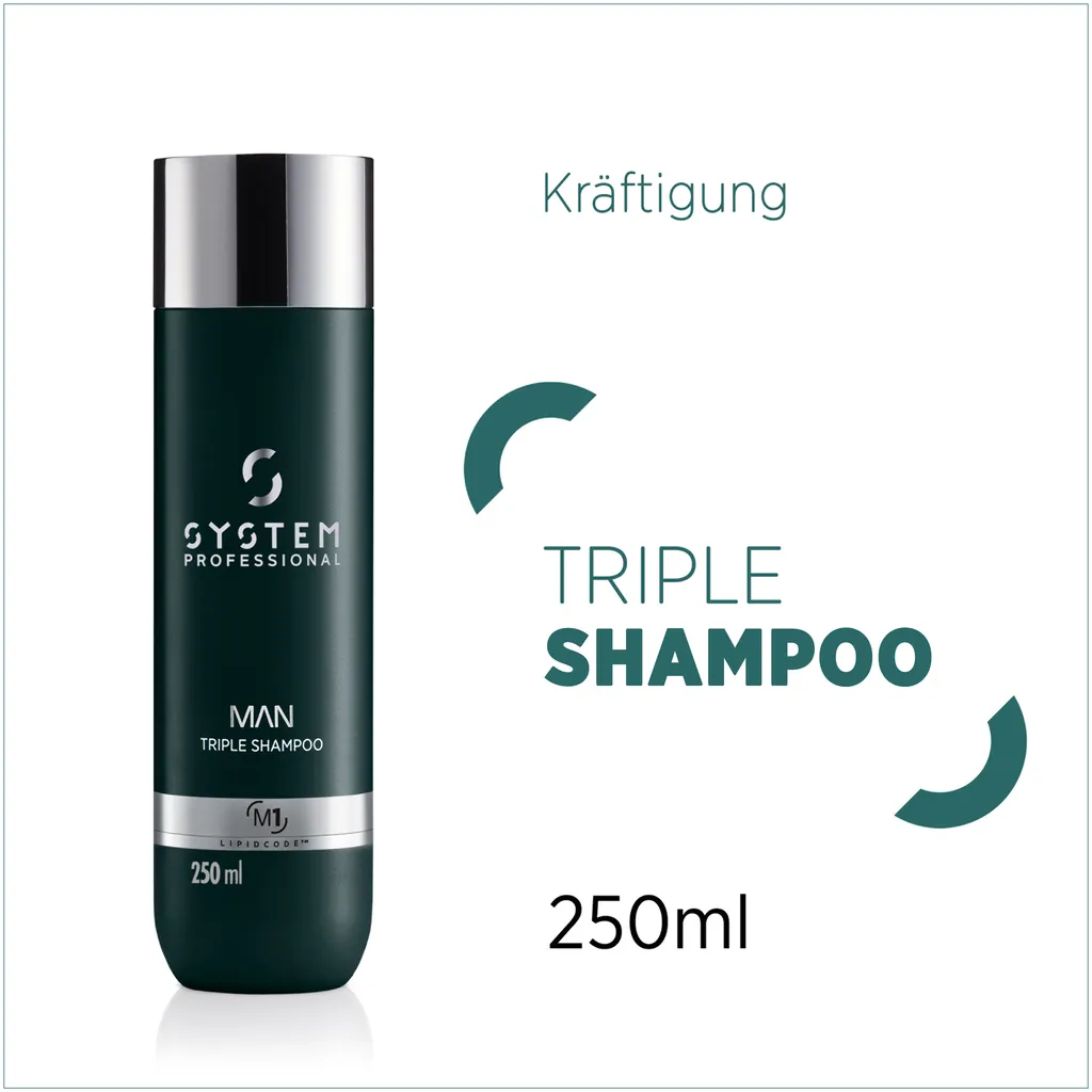System Professional Lipid Code Man Triple Shampoo