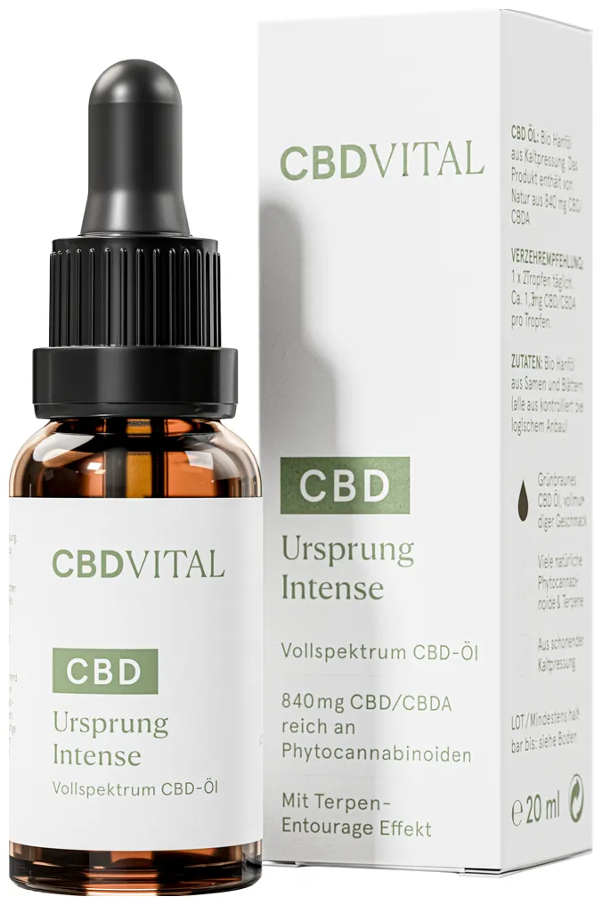 CBD VITAL Vollspektrum Öl URSPRUNG Intense