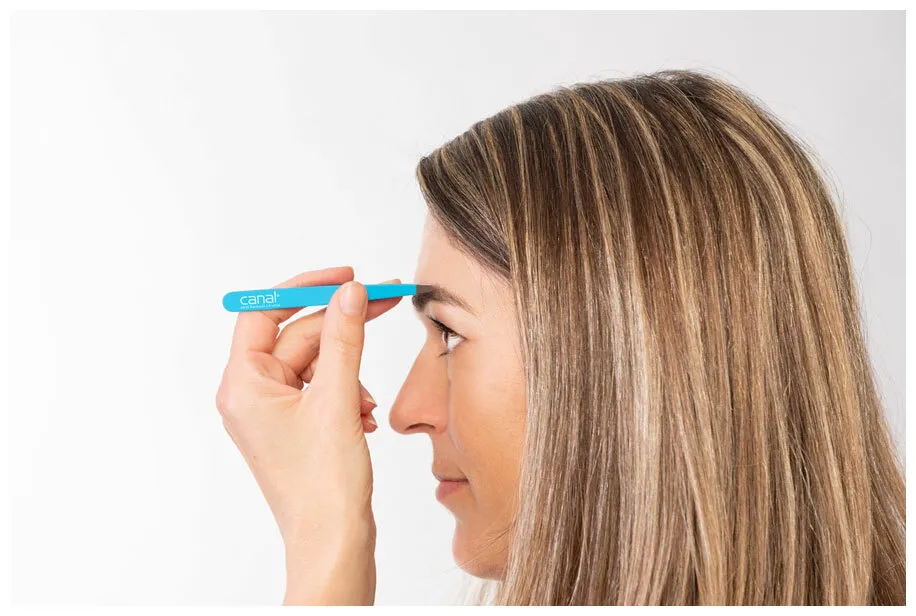 Canal Haarpinzette gerade 9cm