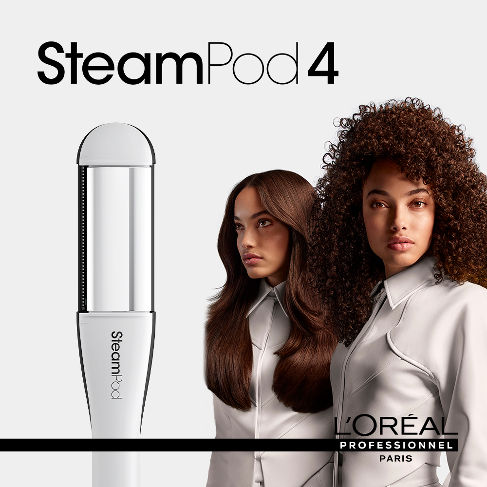 Loreal Steampod Linienbanner Mobile