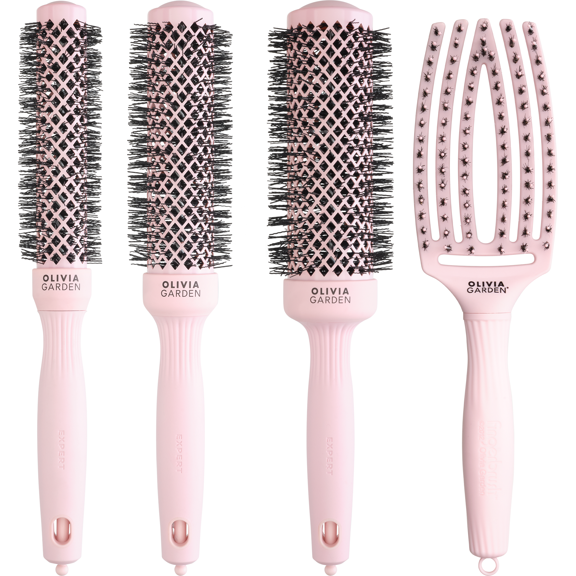 Olivia Garden Expert Blowout Speed Pastel Pink 4er