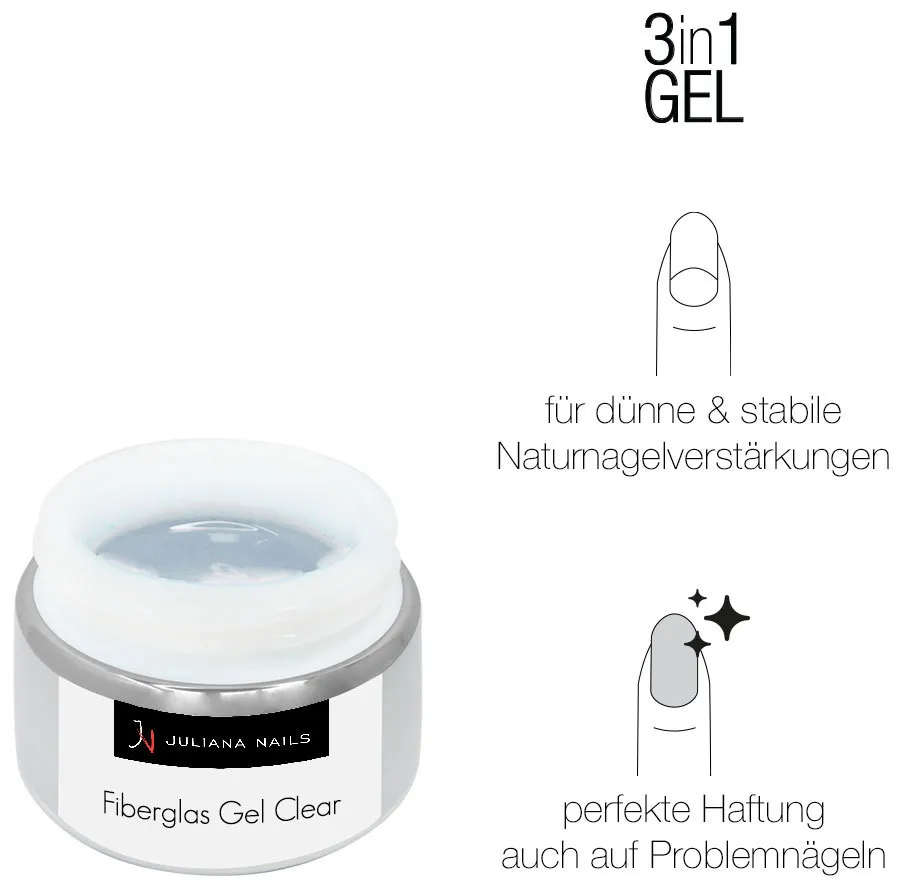 Juliana Nails Fiberglas Gel Clear