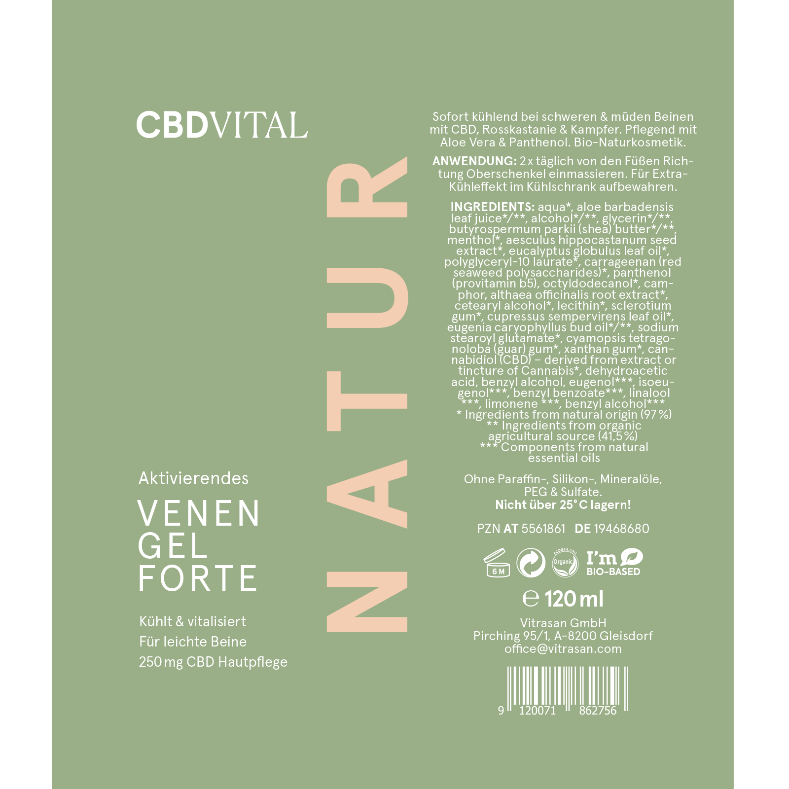 CBD VITAL Venengel FORTE