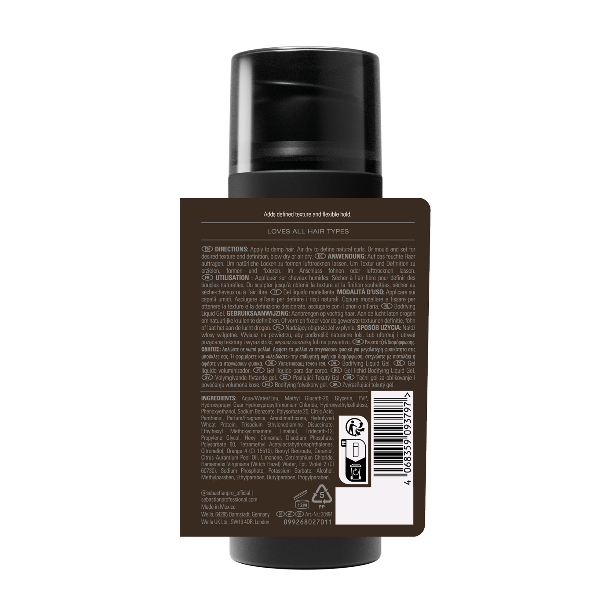 Sebastian Texturizer Bodifying Liquid Gel