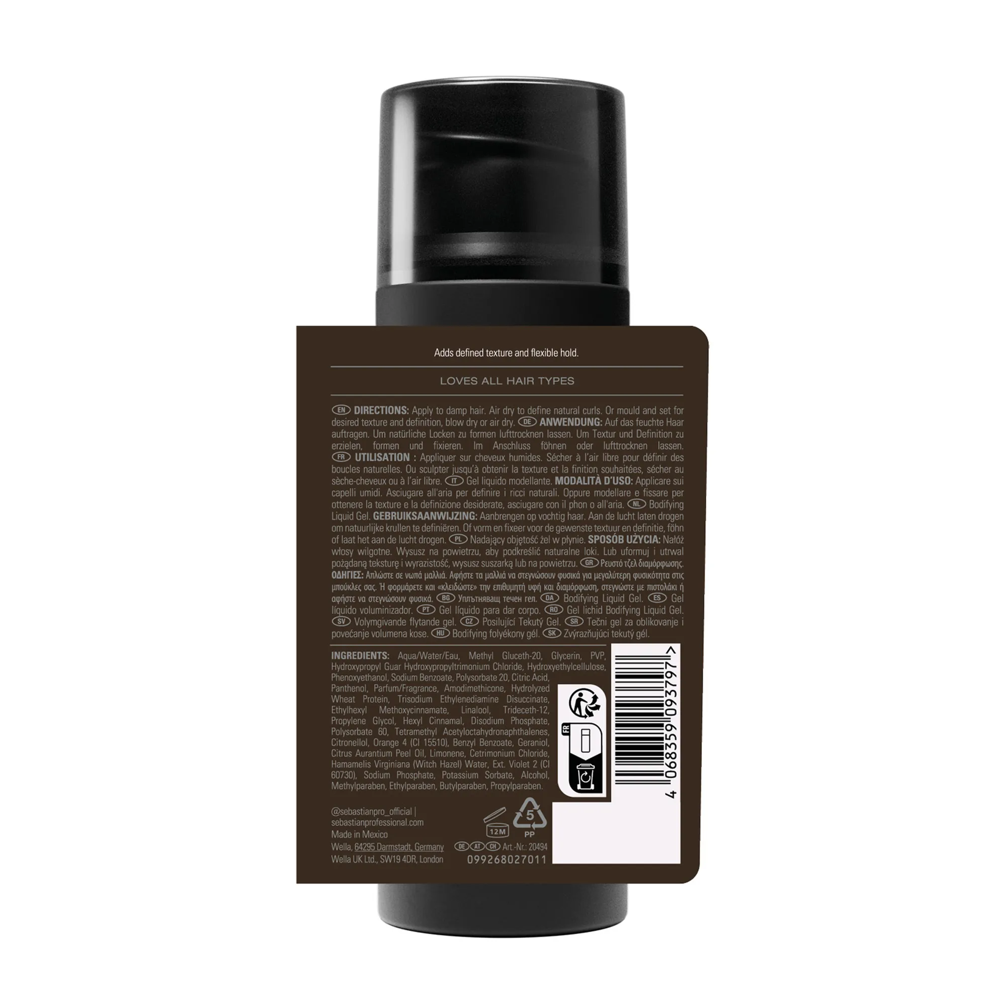 Sebastian Texturizer Bodifying Liquid Gel