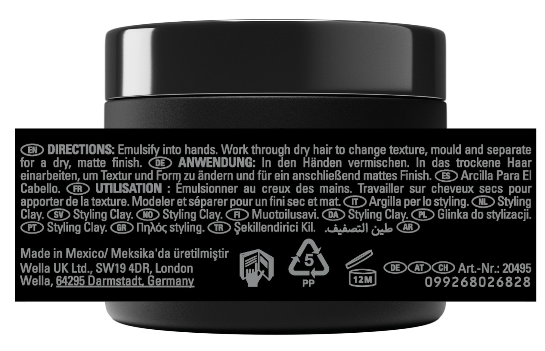 Sebastian Craft Clay Texturising & Flexible Styling Clay