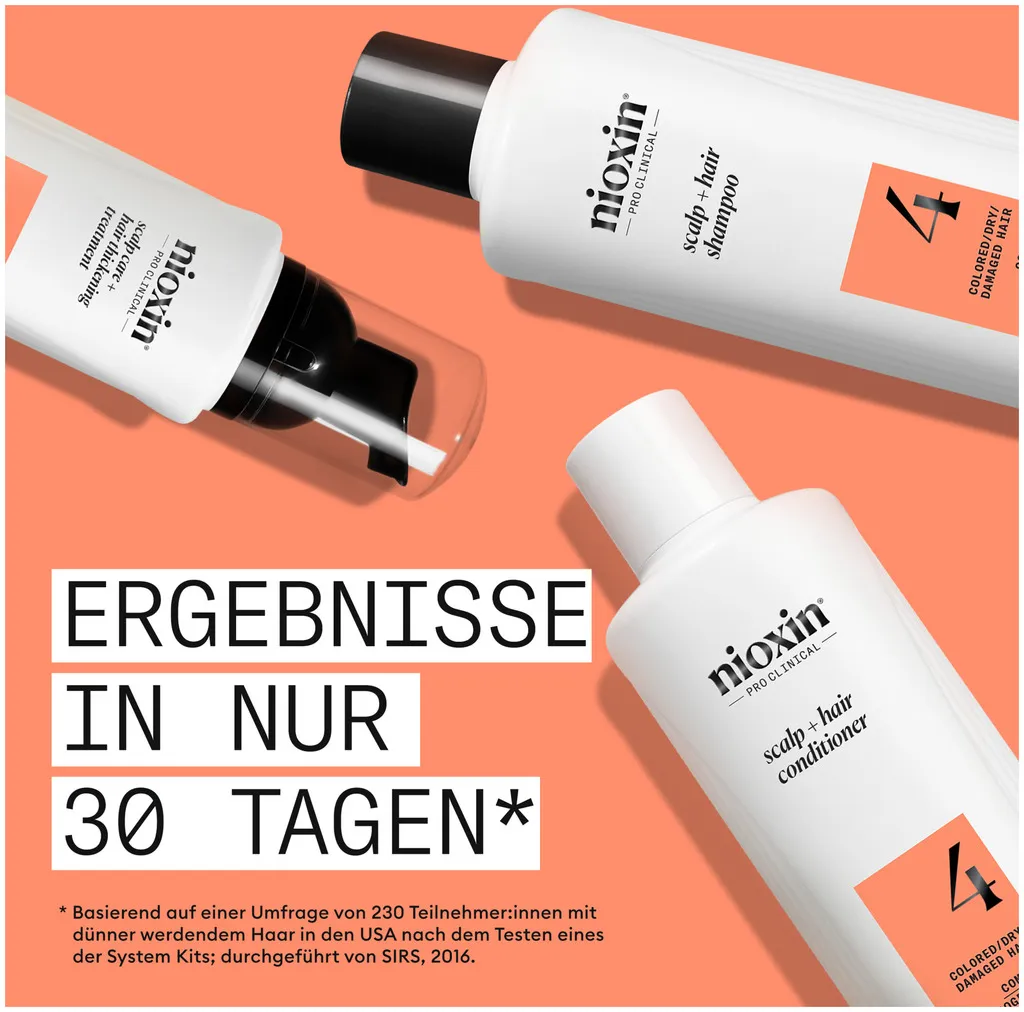 Nioxin Scalp Care + Hair Thickening Treatment System 4