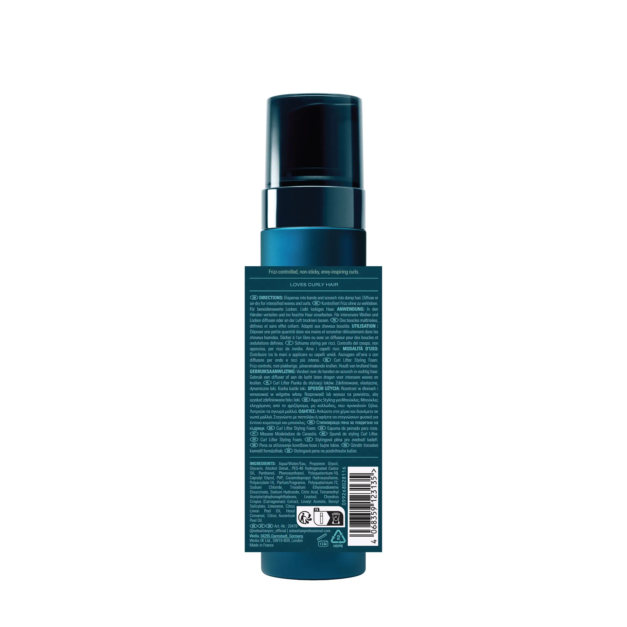 Sebastian Twisted Curl Lifter Styling Foam