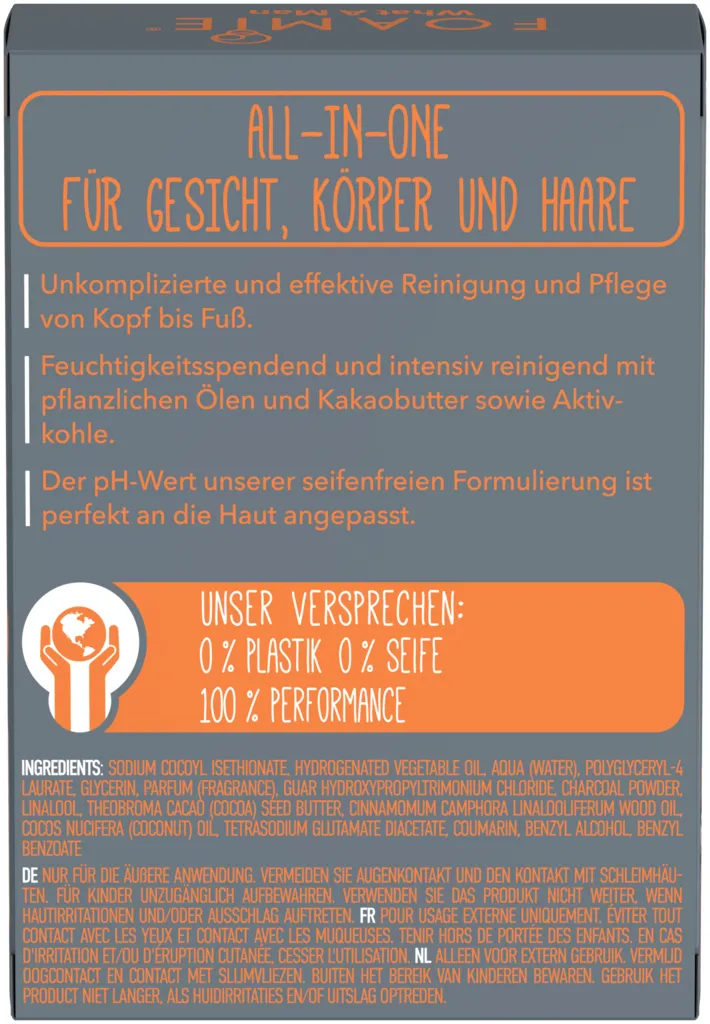 Foamie 3in1 Feste Duschpflege für Männer