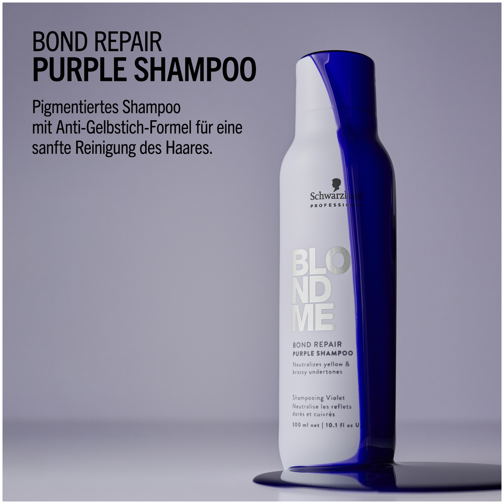 Schwarzkopf BLONDME Bond Repair Purple Shampoo