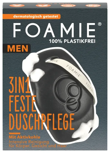 Foamie 3in1 Feste Duschpflege für Männer