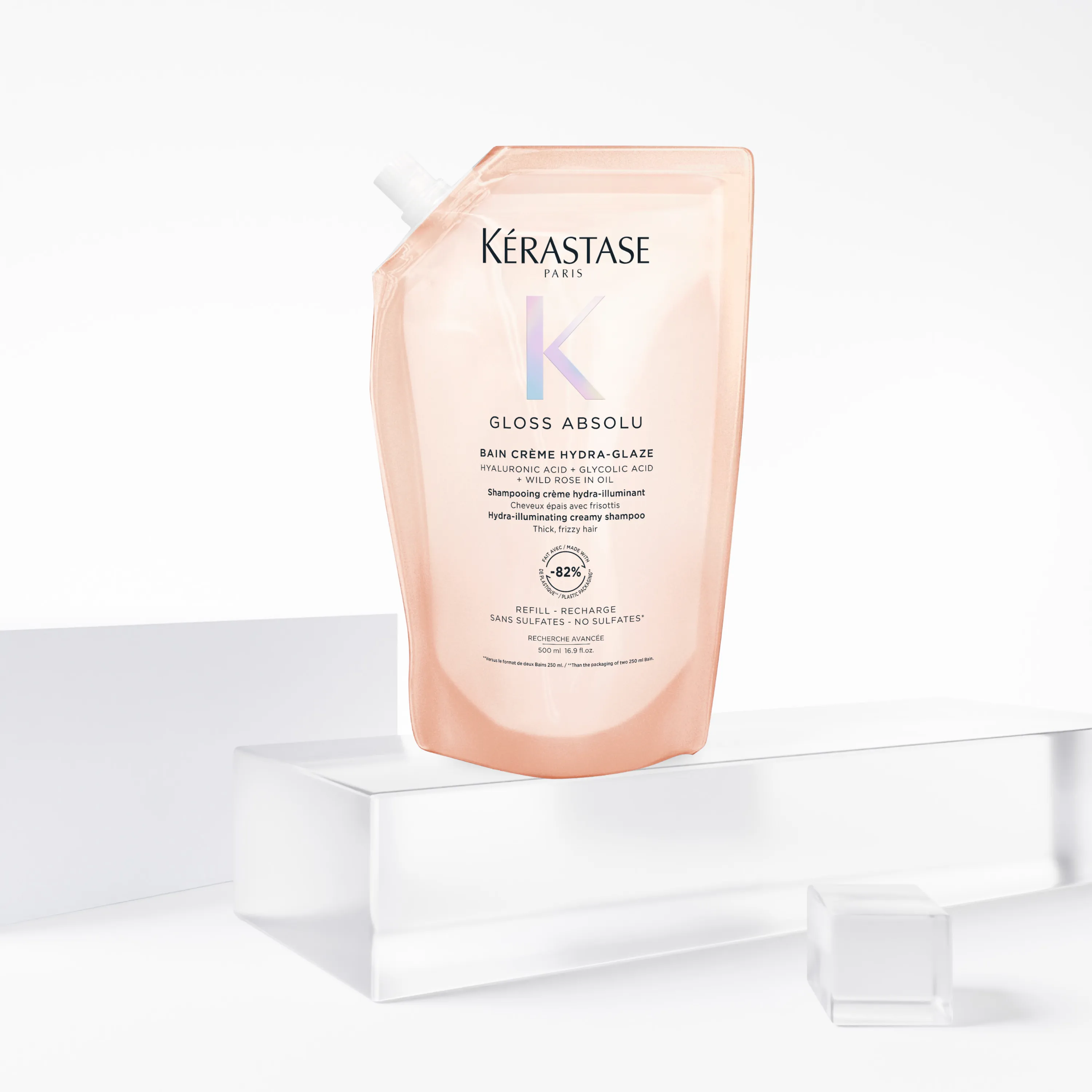 Kérastase Gloss Absolu Bain Crème Hydra Glaze Refill Pouch 500 ml