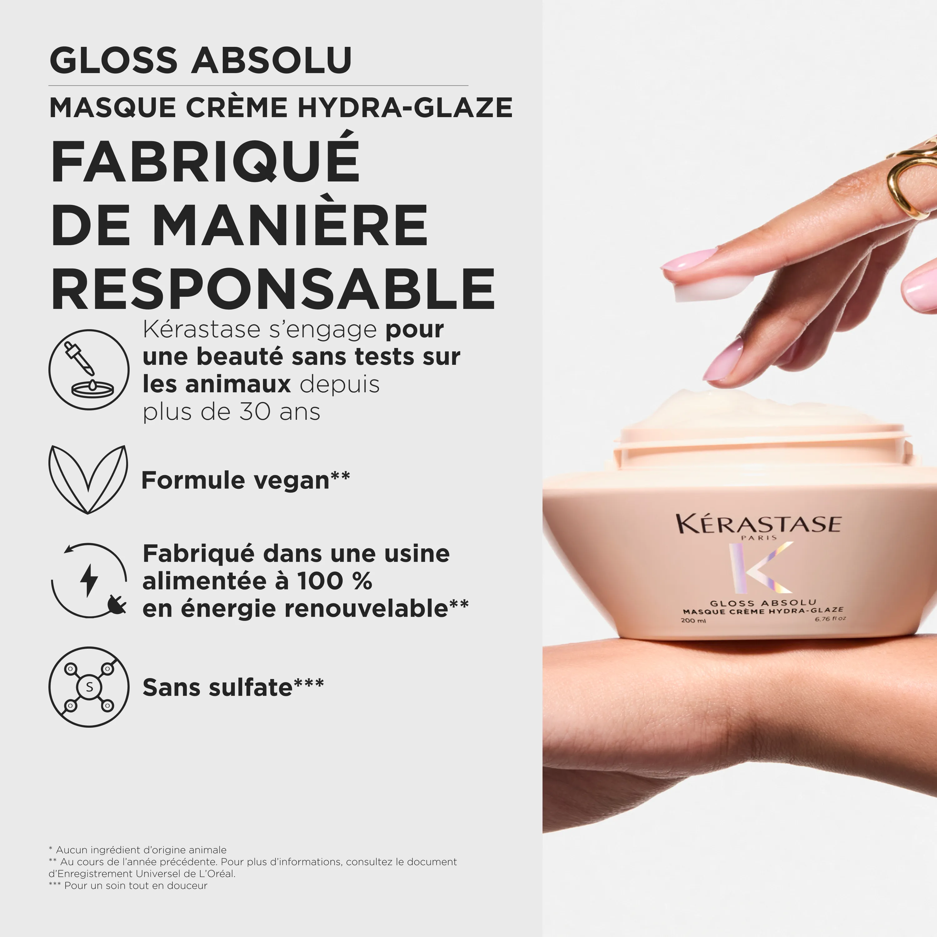 Kérastase Gloss Absolu Masque Crème Hydra Glaze