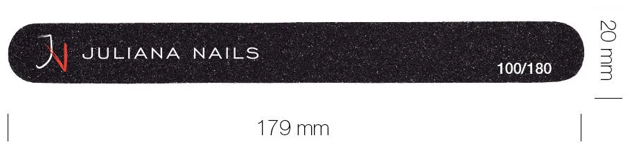 Juliana Nails Profi Feile gerade 100/180
