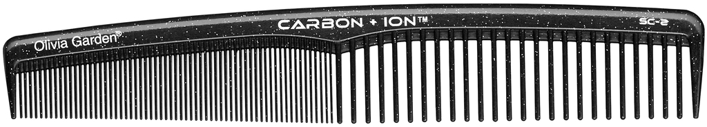 Olivia Garden Kamm SC-2 Carbon + Ion Haarschneidekamm für langes Haar