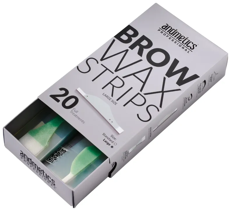 andmetics professional Brow Wax Strips Large