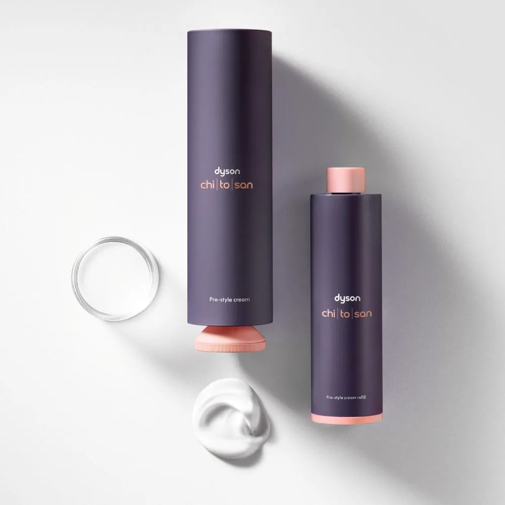 Dyson Chitosan™ Pre-Style Cream für lockiges bis krauses Haar - leichte Pflege