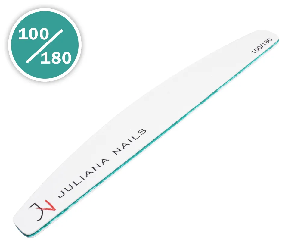 Juliana Nails Profi Feile Halbmond 100/180