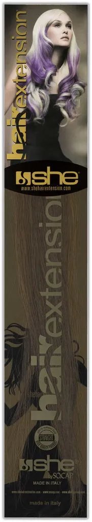 SHE Bonding Extensions Dunkelgoldblond Farbe 12