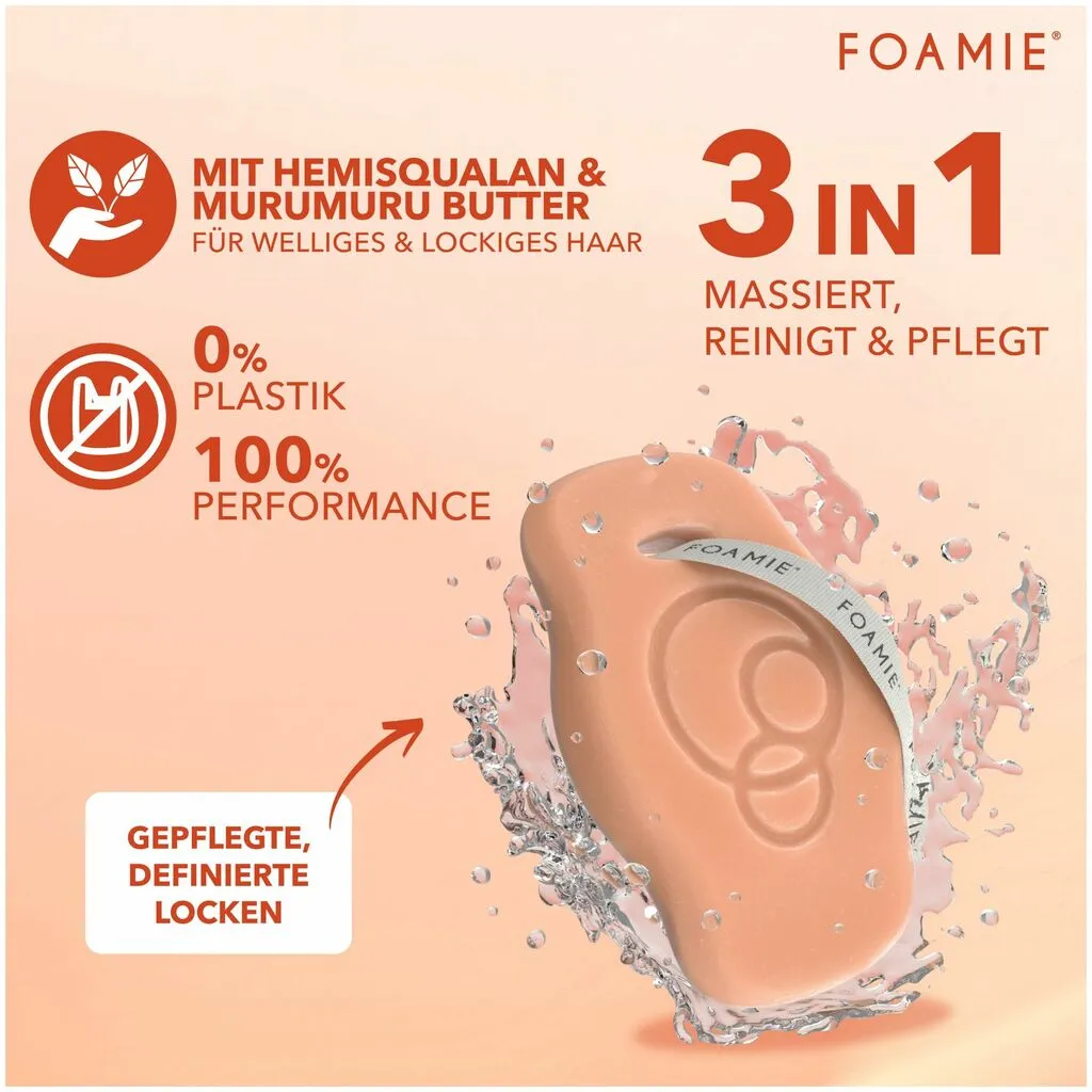 Foamie Festes Shampoo Squalan Feste Lockenpflege
