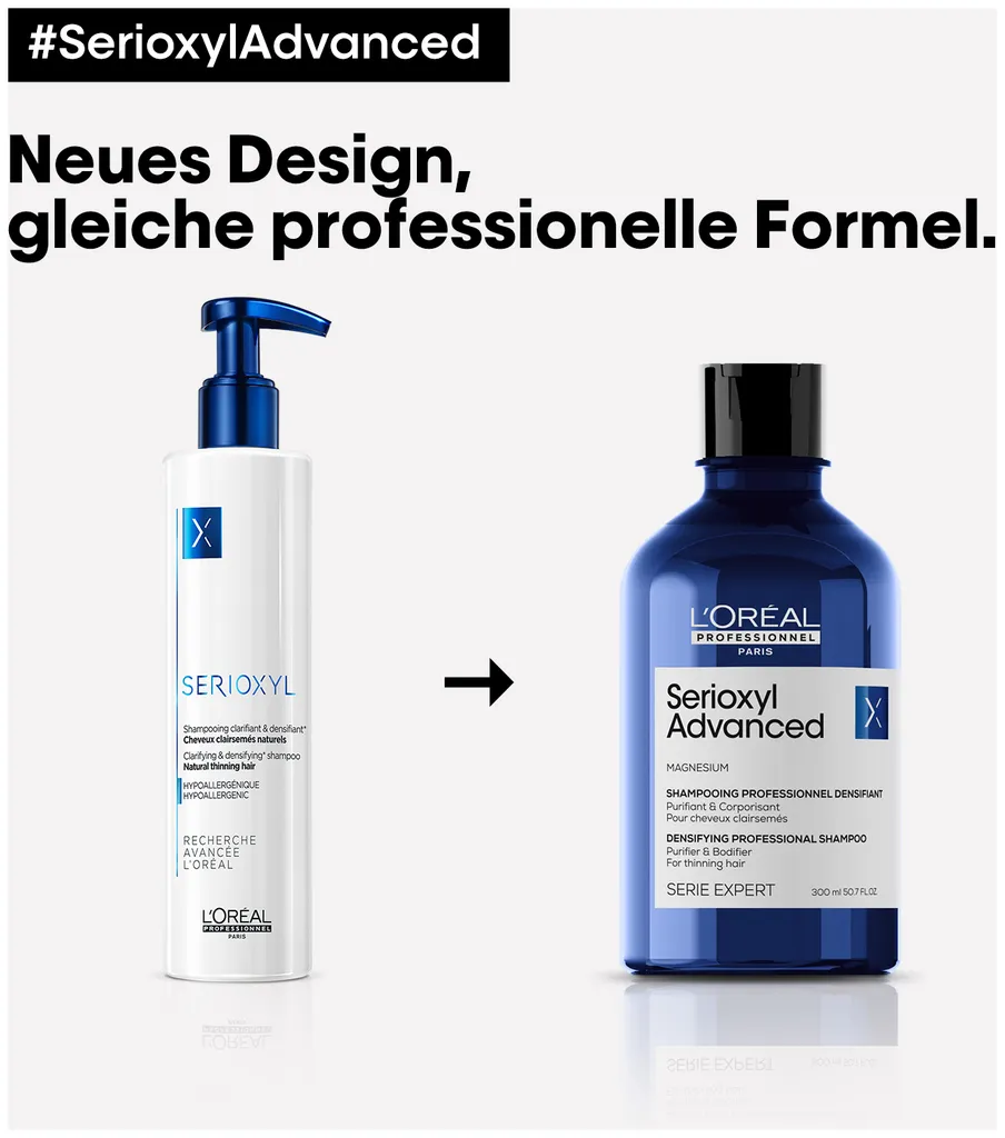 L’Oréal Serioxyl Advanced Anti-Thinning Purifier & Bodifier Shampoo