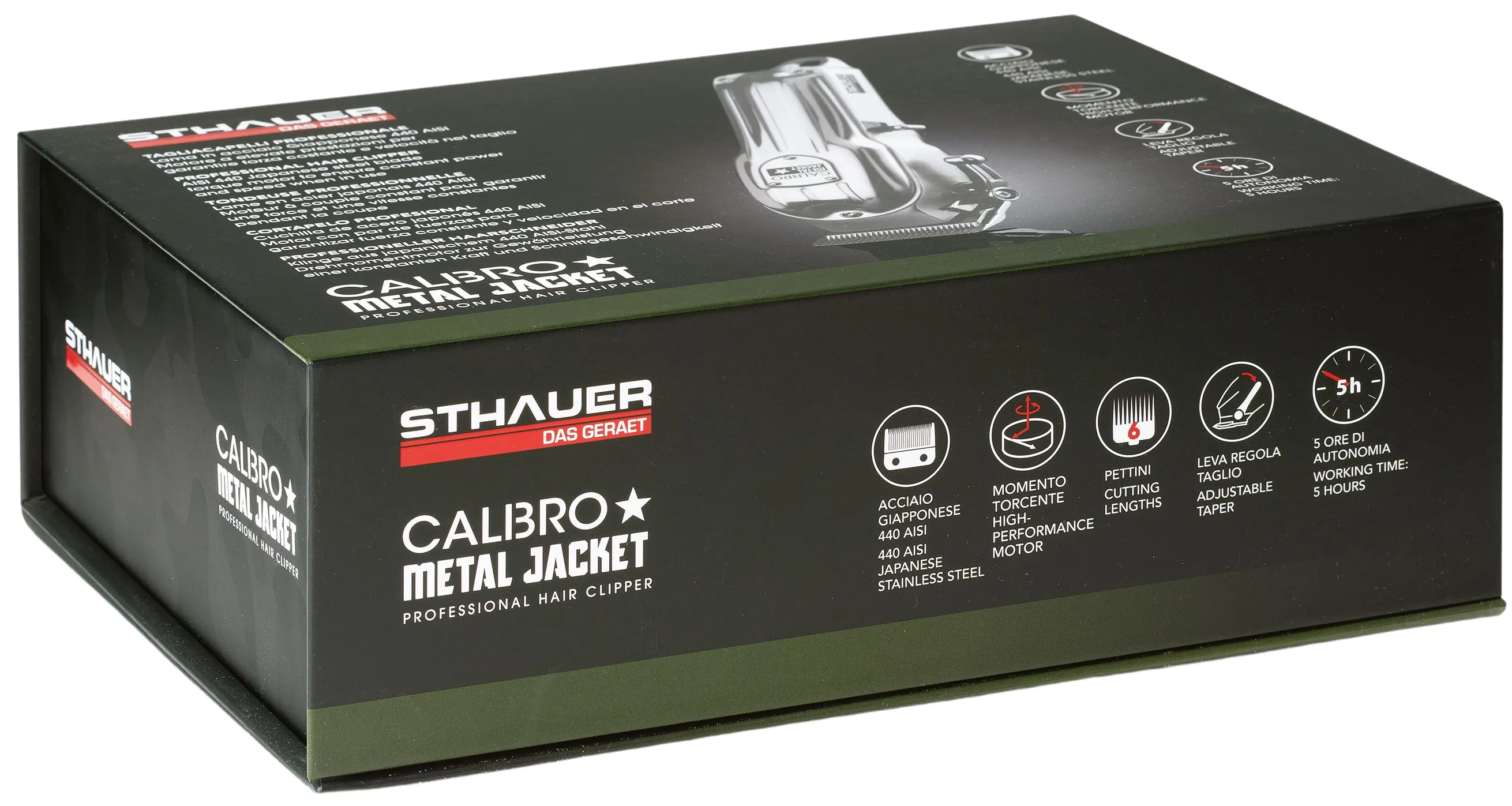Xanitalia Sthauer Calibro Metal Jacket Professioneller Haarschneider