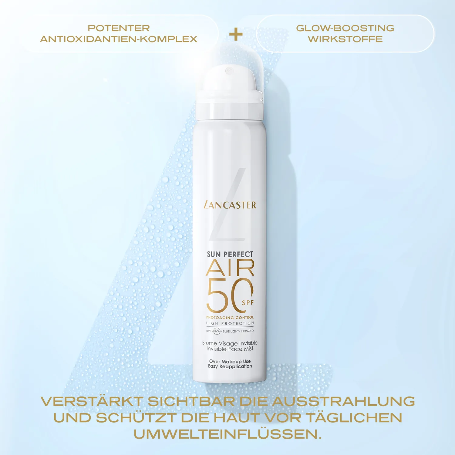 Lancaster Sun Perfect AIR Invisible Face Mist SPF50