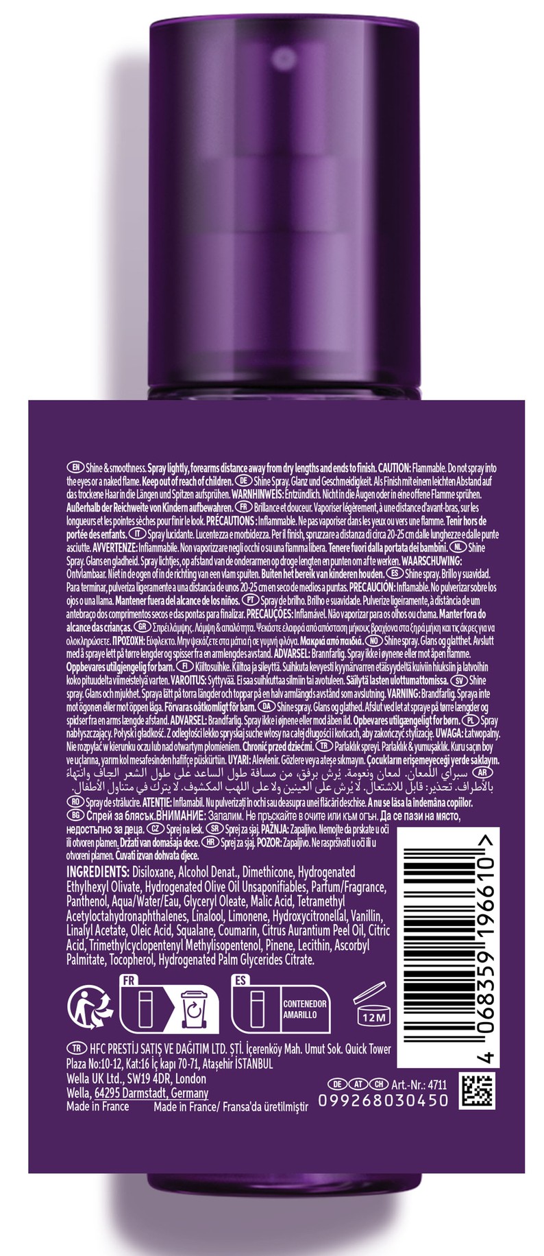 Wella Ultimate Color Shine Spray