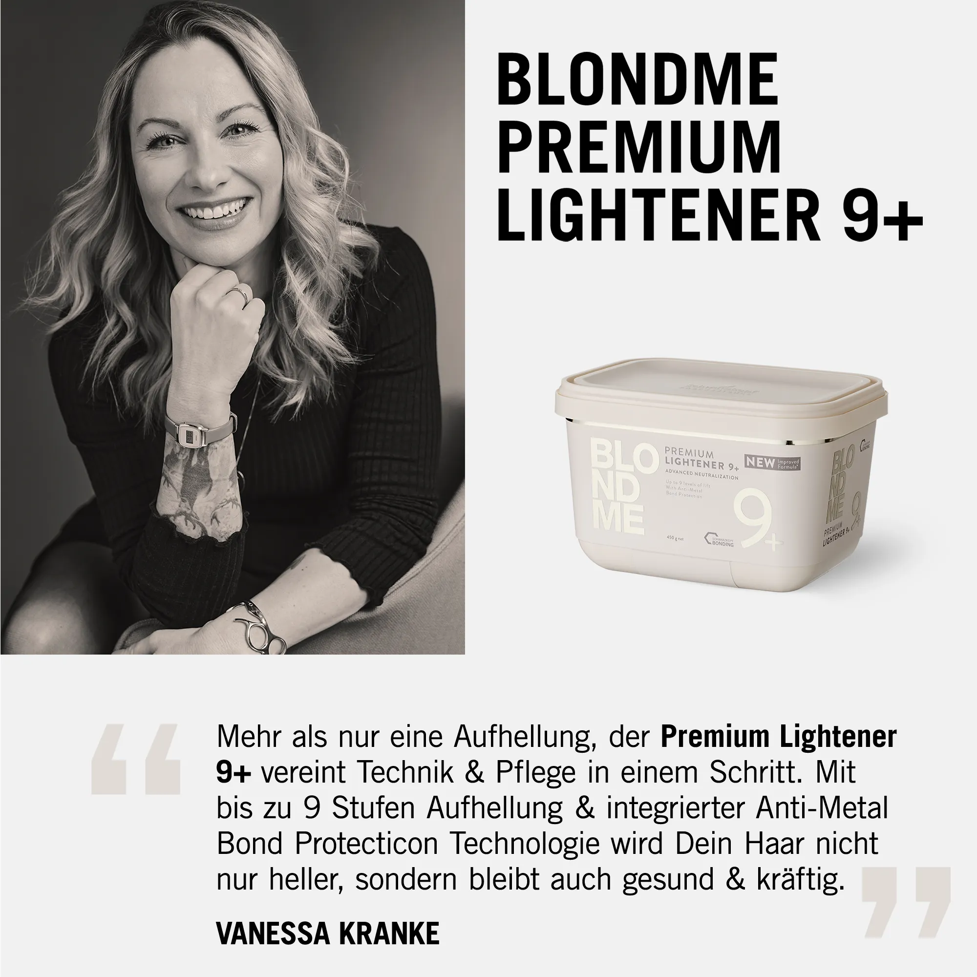Schwarzkopf BLONDME Premium Lightener 9+