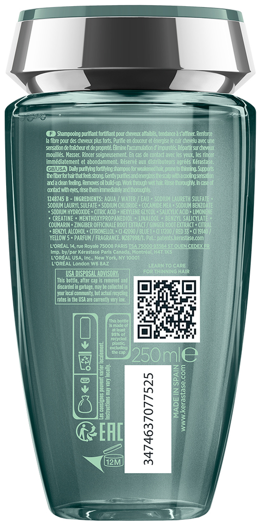 Kérastase Homme Genesis Bain de Force Quotidien