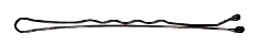 Comair Haarklemmen Pretty Fashion gewellt  48mm 24er Karte