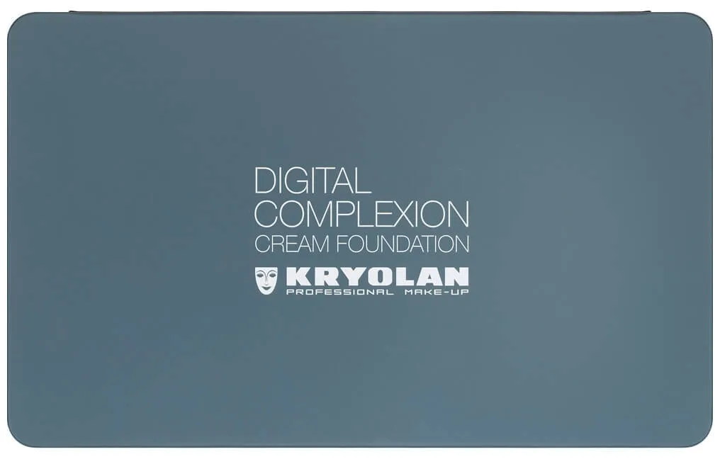 Kryolan Digital Complexion Cream Foundation Palett e 28 Farben Digital 1