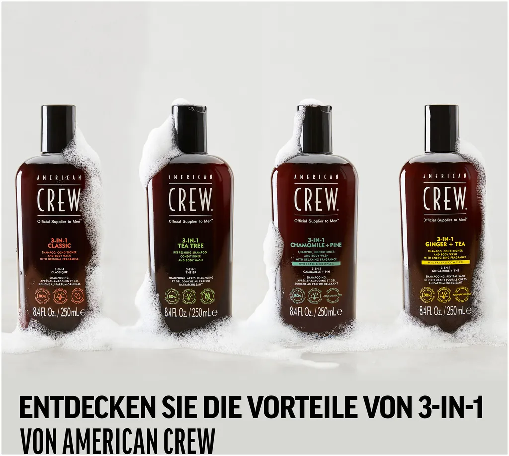 American Crew 3 in 1 Tea Tree Shampoo